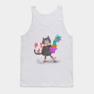 Kat en haar cadeautjes Tank Top